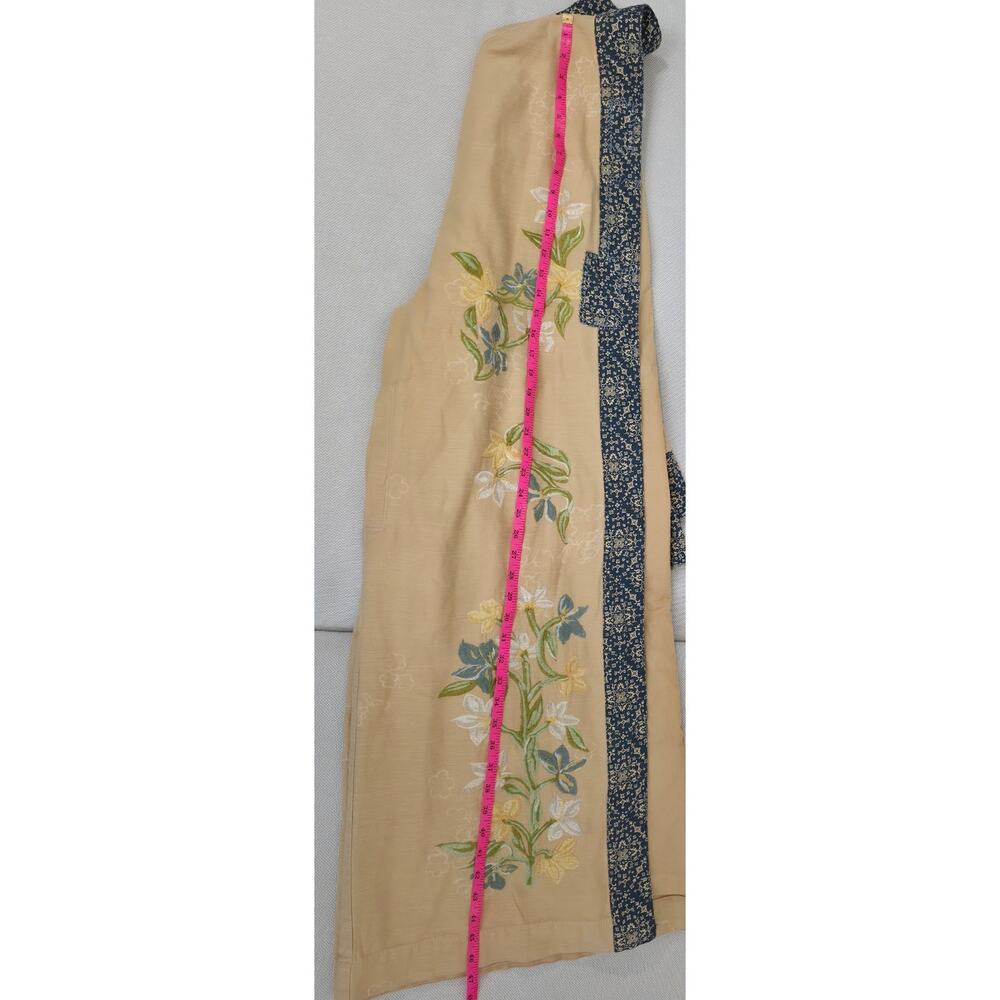 Free People Henlow Embroidered Relaxed Oversized Duster Jacket Sz M/L NWT - Picture 7 of 11